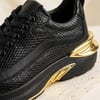 ÖZARI - Öİ025-1 MARCOMEN GOLD DETAYLI KROKO DESENLİ DANA DERİ AYAKKABI