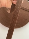 1 Metre Eni 2 Cm Pamuklu Acı Kahve Kolon