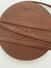 1 Metre Eni 2 Cm Pamuklu Acı Kahve Kolon