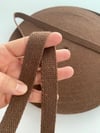 1 Metre Eni 2 Cm Pamuklu Acı Kahve Kolon