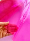1 Metre Eni 75 Cm Fuşya Renk Su Geçirmez Çantalık PVC KumaşPVC Kumaşlar