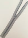 18 Cm Klasik Gri Fermuar