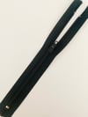 18 Cm Klasik Siyah Fermuar