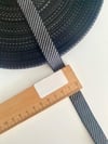 5 Metre Eni 1.5 Cm Siyah İnce Polyester Biye
