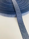 5 Metre Eni 1.5 Cm Lacivert İnce Polyester Biye