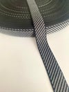 5 Metre Eni 1.5 Cm Siyah İnce Polyester Biye