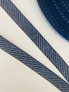 5 Metre Eni 1.5 Cm Lacivert İnce Polyester Biye