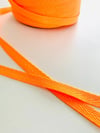 5 Metre Eni 1 Cm Neon Turuncu Polyester Biye