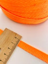 5 Metre Eni 1 Cm Neon Turuncu Polyester Biye