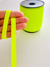 5 Metre Eni 1 Cm Neon Yeşil Polyester Biye