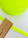 5 Metre Eni 1 Cm Neon Yeşil Polyester Biye