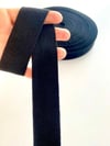5 Metre Eni 3 Cm Siyah Balıksırtı Biye