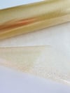 Yarım Metre Eni 130 Cm Gold Simli Su Geçirmez Çantalık PVC KumaşPVC Kumaşlar