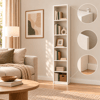 Parvi Vorsi Kitaplık 40 cm | Raflı Modern Kitaplık