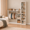 Parvi Vorsi Kitaplık 40 cm | Raflı Modern Kitaplık