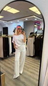 GRİ DÜŞÜK OMUZ PANTOLON TAKIM