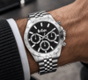 Lee Cooper LC07963.350 Erkek Çelik Kordonlu Quartz Kol Saati
