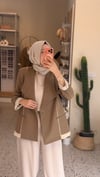 Tasarım Blazer -Vizon