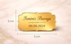 3*5 cm gold pleksi isimlik