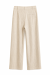 Natural keten karışımlı pantolon