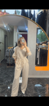 Natural renk keten takım