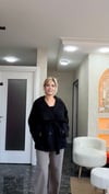 Standart beden acı kahve yansımalı siyah trençkot