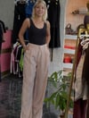 Taş rengi bol paça pantolon