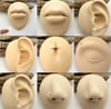 316 L Çelik Düz Çelik Halka Piercing 1 mm Kalınlık Tragus Helix Kıkırdak Lob Forward Helix