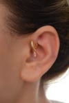 6 mm Pembe Damla Taşlı Halka Piercing Forward Helix Tragus Kıkırdak Helix Piercing