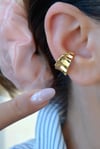 Antik Bohem Sıkıştırmalı Earcuff | Deliksiz Kıkırdak Küpesi | Rodyum Kaplama Çelik