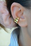 Antik Bohem Sıkıştırmalı Earcuff | Deliksiz Kıkırdak Küpesi | Rodyum Kaplama Çelik