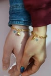 Çelik İkili Mıknatıslı Kalp Sevgili Bilekliği Çift Bilekliği Best Friends