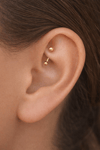 Düz Çelik Rook Piercing Daith Helix Kaş Göbek Lob Uyumlu Piercing