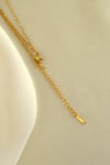 İki Sıralı Çelik Uzun Kolye Dekolte Kolyesi İnce Zincirli Mini Taş Detaylı