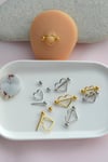 Kalpli Göğüs Piercingi | 316L Çelik 13 mm