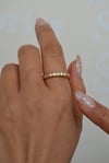 Kristal Taşlı Ayarlanabilir Yüzük