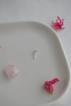 Minimal Çiçek Hızma Renkli Taşlı Burun Piercing