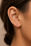 Pembe Taşlı Yarım Halka Piercing 316L Çelik Burun Hızması Helix Tragus