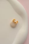 Sıra Yıldızlı Earcuff Sıkıştırma Kıkırdak Küpesi Yıldızlı
