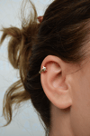 Yıldız Figürlü Halka Helix Piercing – 8 mm (Tek Adet)