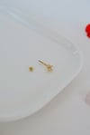Zirkon Taşlı Minimal Yıldız Rook Piercing Çelik Bar 1 mm