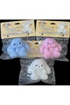3 Renk Birarada Tavşan Sukuşi Squishy Stres Oyuncağı Yumuşacık Jel 3 Lü Set 8 Cm