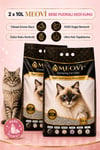 Bebek Pudra Kokulu İnce Taneli Ultra Topaklaşan Tozsuz Premium Kedi Kumu 2x10 Lt.