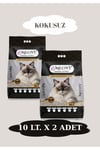 Kokusuz İnce Taneli Kedi Kumu 10 Lt. X 2 Adet