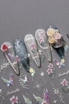 Tırnak Sticker Protez Tırnak Kalıcı Oje Süsleme, Nail Art Sticker