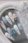Tırnak Sticker Protez Tırnak Kalıcı Oje Süsleme, Nail Art Sticker