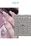 Tırnak Sticker Protez Tırnak Kalıcı Oje Süsleme, Nail Art Sticker