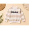 Erkek Çocuk Çizgili Sweatshirt ve Kot Pantolon İkili Takım