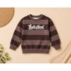 Erkek Çocuk Çizgili Sweatshirt ve Kot Pantolon İkili Takım