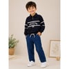Erkek Çocuk Polo Yaka Sweatshirt ve Kot Pantolon İkili Takım